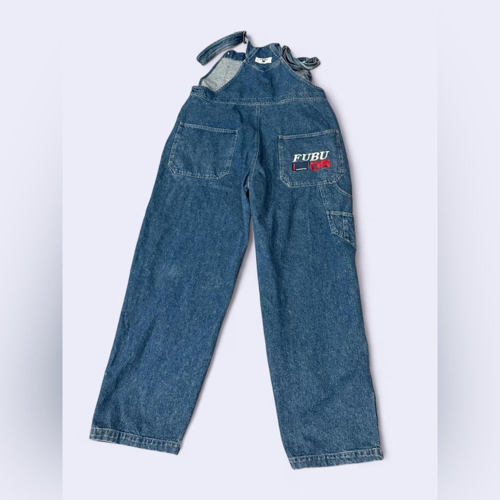 Vintage Y2K FUBU 05 Denim Overalls